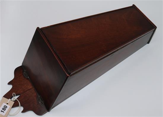 Mahogany candle box